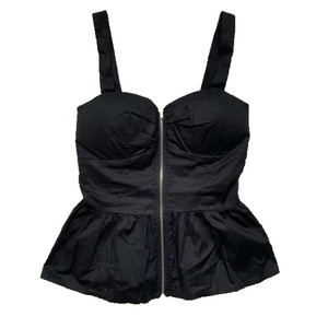 Bustier Peplum Top